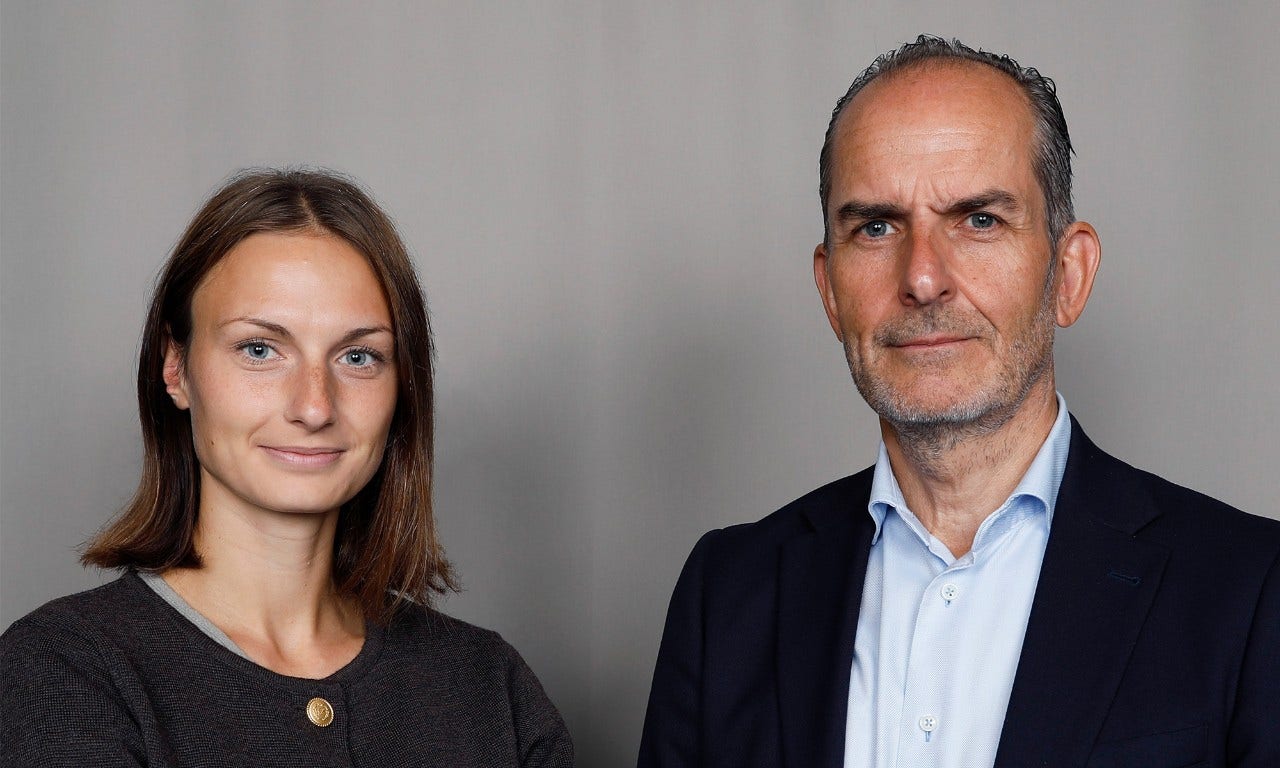 Sanna Nalin och Johan Holm