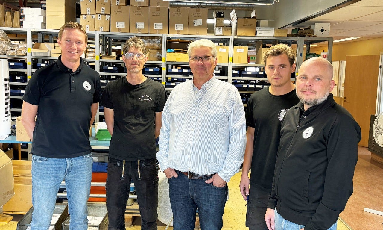 Christian Hultman, Patrik Göhle, Lars Jansson, Jakob Jensen och Sami Korhonen